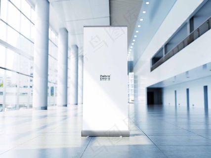 易拉宝样机 易拉宝效果图