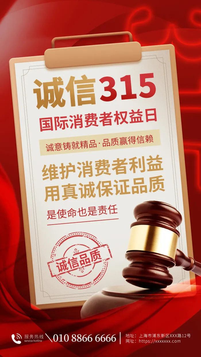 315消费者 消费者权益日 消费者权益 保护法  315手机海报psd模版下载