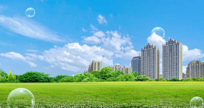 高清创意绿色环保背景图片公益海报展板宣传PSD分层平面设计素材psd模版下载