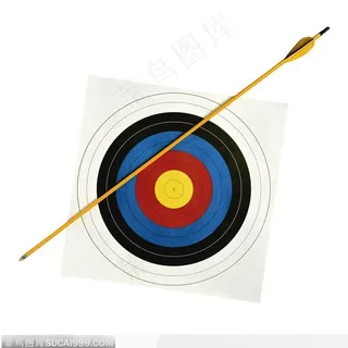 箭羽与靶子