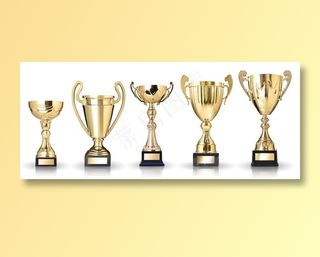 各种比赛金奖杯素材