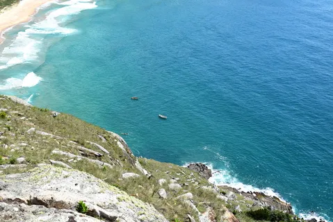 夏天海边风景摄影图