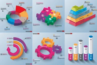 ppt素材3d数据图表模板可视化图形统计标签矢量图标模型ai源文件