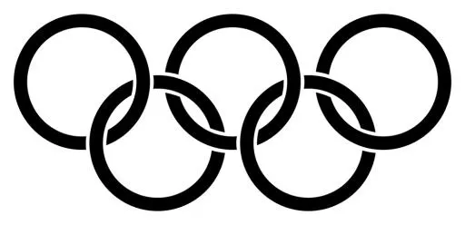 奥运五环 PNG免抠(1000x485)