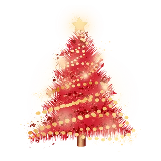 圣诞节平安夜圣诞树免扣素材圣诞元素