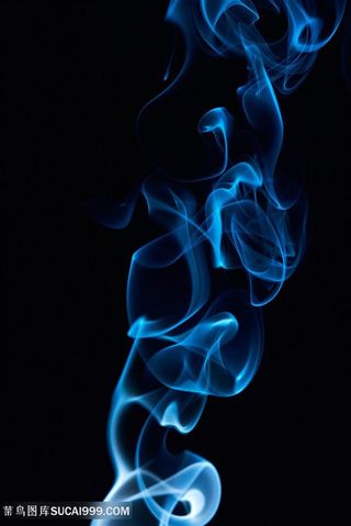 蓝色烟雾背景高清