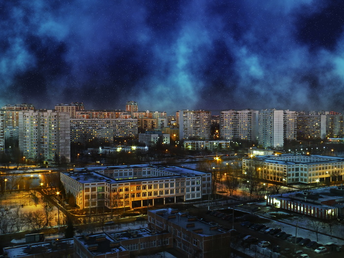高清唯美城市夜景