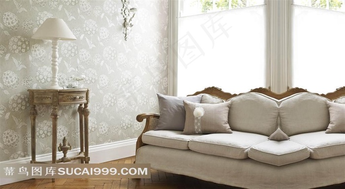 欧美室内效果图白色