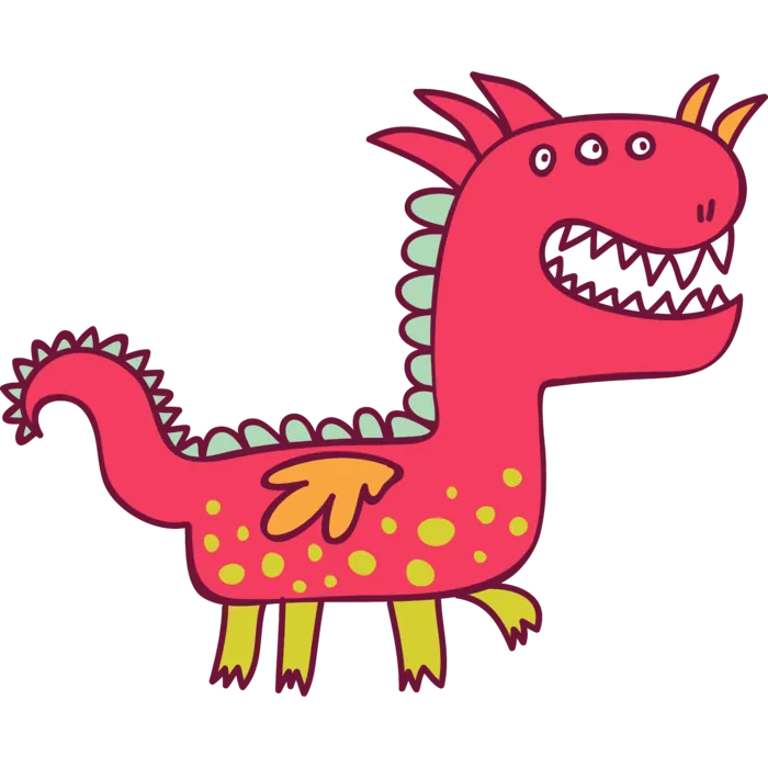 卡通恐龙生日宝宝宴派对素材恐龙派对免扣素材