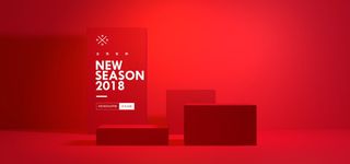 精美几何banner背景PSD分层素材