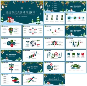 圣诞节庆典活动策划方案PPT模板