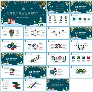 圣诞节庆典活动策划方案PPT模板