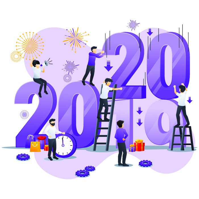 扁平化人物场景办公互联网等距ai矢量设计网页海报UI素材插画