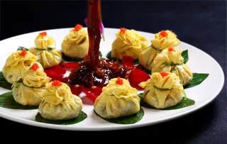 芙蓉蟹肉石榴包 