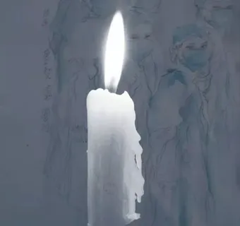 清明，蜡烛，燃烧的，蜡，烛光，火焰