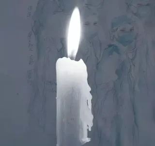 清明，蜡烛，燃烧的，蜡，烛光，火焰