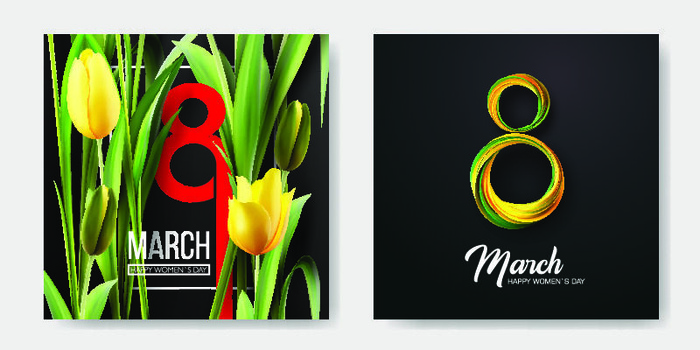 设计三八妇女节女神节背素材