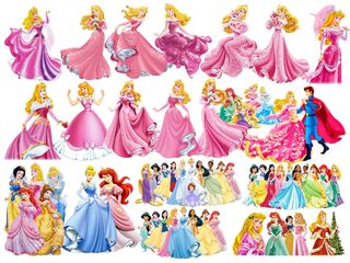 爱洛公主卡通图案