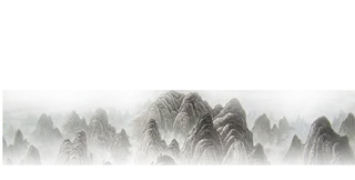 山水画素材中国风水墨画素材元素中国画