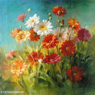 欧美手绘油画装饰画