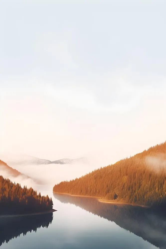 空灵山脉云间背景(2400x3600)