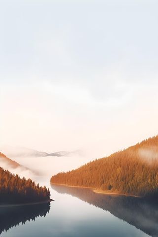 空灵山脉云间背景