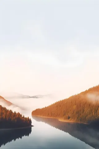 空灵山脉云间背景