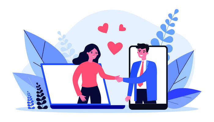 扁平化人物场景办公互联网等距ai矢量设计网页海报UI素材插画