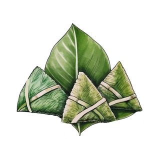 粽子绿叶免抠