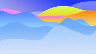 极简剪纸波浪弥散光渐变背景图设计素材