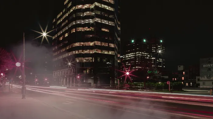 高清唯美城市夜景街景