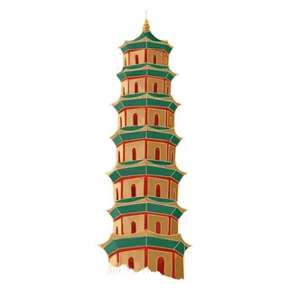 复古中国风国潮古建筑插画手绘高楼古塔PSD素材亭子png免抠图 复古中国风国潮古建筑插画手绘高楼古塔PSD素材亭子png免抠图