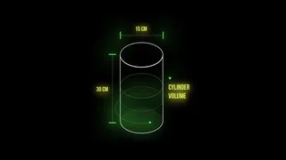 圆柱赛博朋克科技图案素材