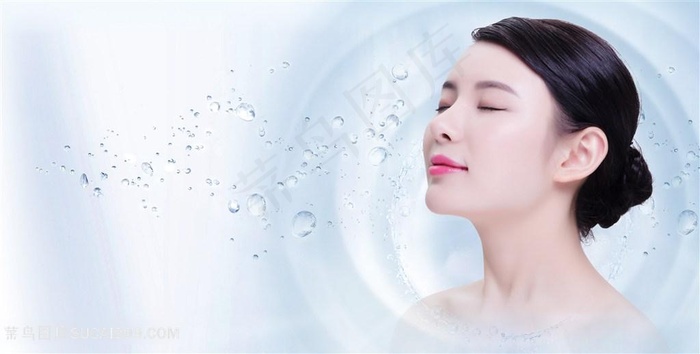 美容补水美女面膜