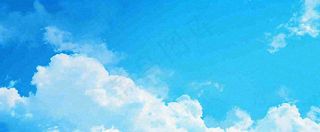 夏天蓝天白云天空