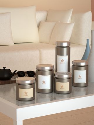 高端品牌茶叶包装盒纸袋智能贴图样机产品效果图展示PSD素材模板