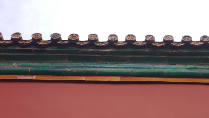 北京故宫红墙绿瓦