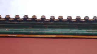 北京故宫红墙绿瓦