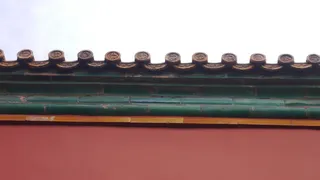 北京故宫红墙绿瓦