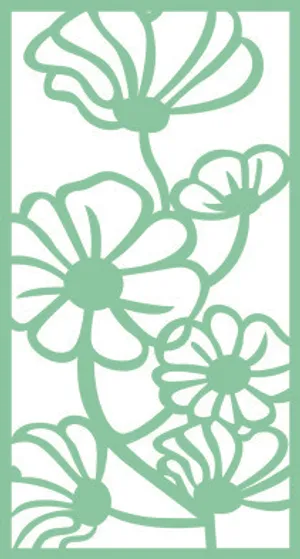 雕刻 田园 镂空 现代 边框