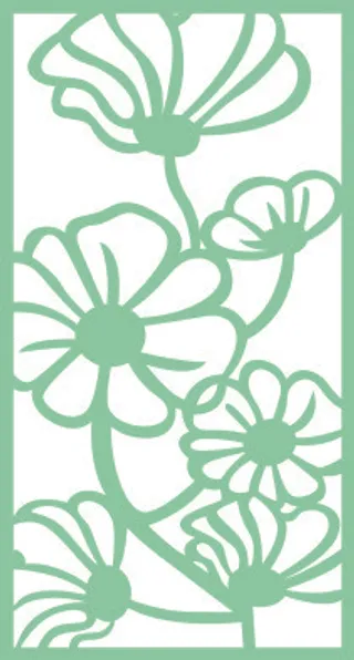 雕刻 田园 镂空 现代 边框