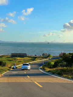 大海公路融为一体