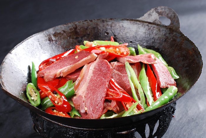 干锅美食焖锅湘菜麻辣香辣纸锅干锅驴肉