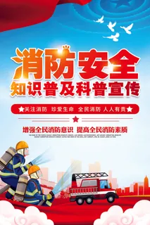 消防知识宣传海报