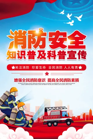 消防知识宣传海报