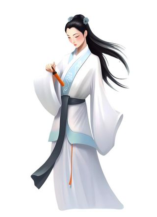 古风人物插画免抠