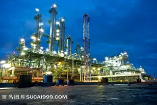 天然汽工厂插画