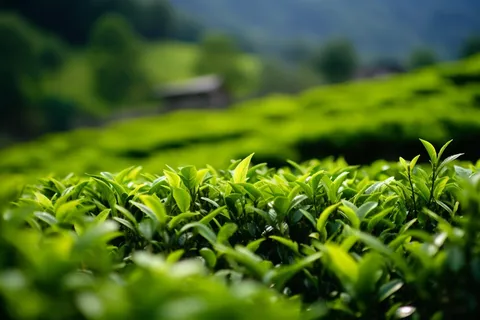 茶叶种植园摄影图 茶叶种植园摄影图