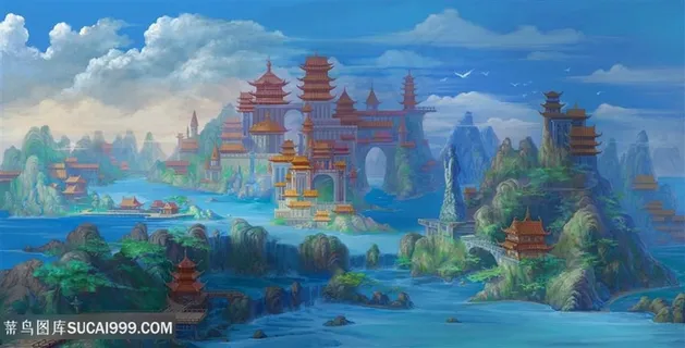 高清皇宫中国风CG原画图片