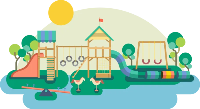 游乐场卡通